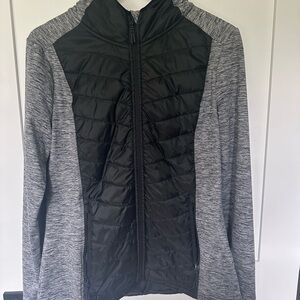 Women's Black and Gray Jacket
